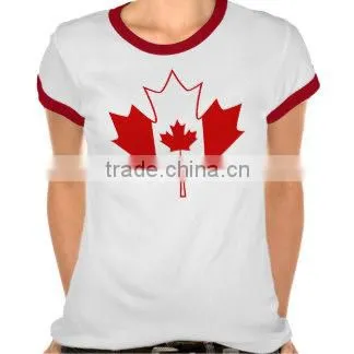 2015 fashinable girl's t shirt with pocket crew neck camo t-shirt