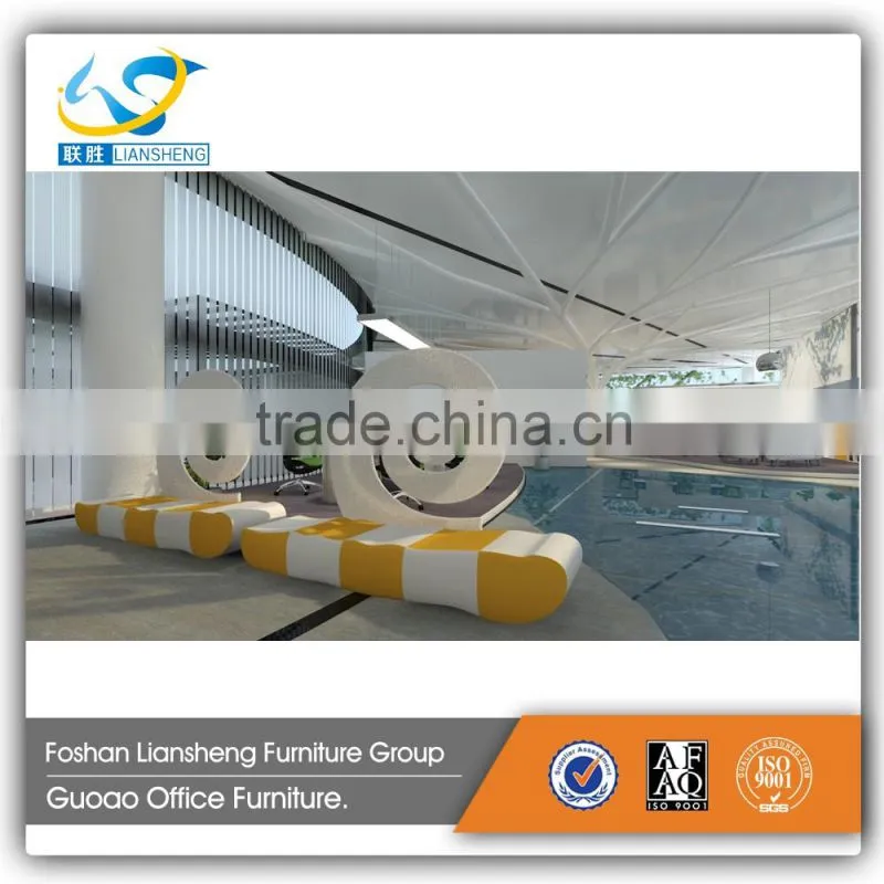 Latest Modern Design Lobby Corner Sofa Set S011