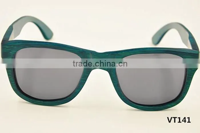 multi color style 2016 vintage UV400 mirror lens design bamboo wooden polarized sunglasses sun shade glasses