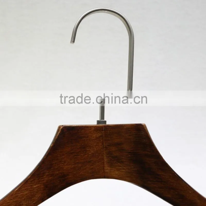 Solid wood Classic Top Wooden Hanger for Clothes