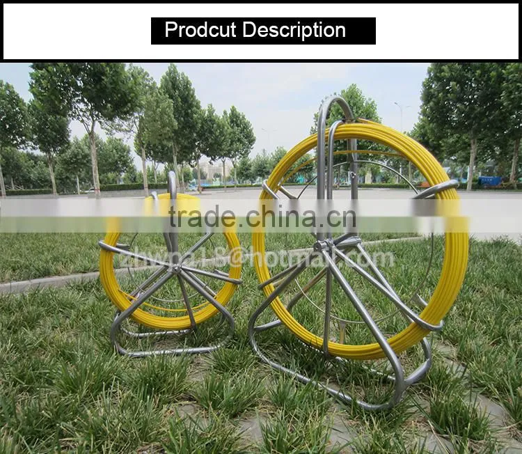 For conduct and clean of the underground cable installation Duct rodder