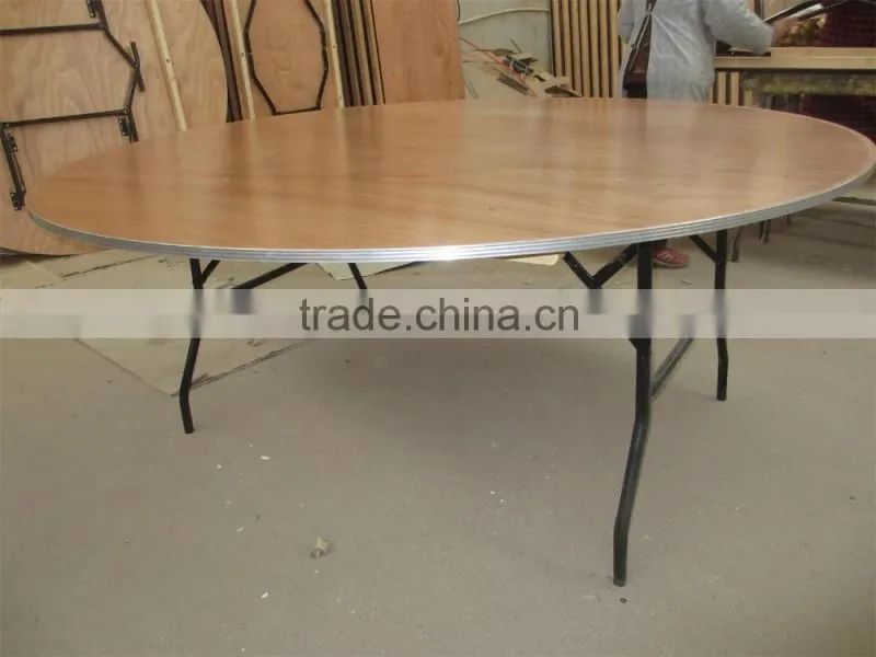cheap round wooden banquet table