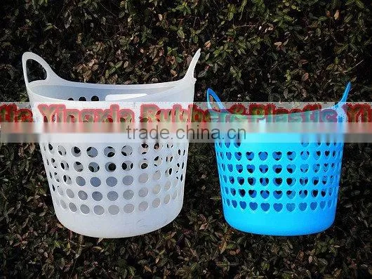 flexible PE baskets,plastic laundry basket."REACH",All purple Trug