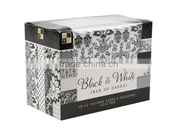 New plastic window clear pvc box