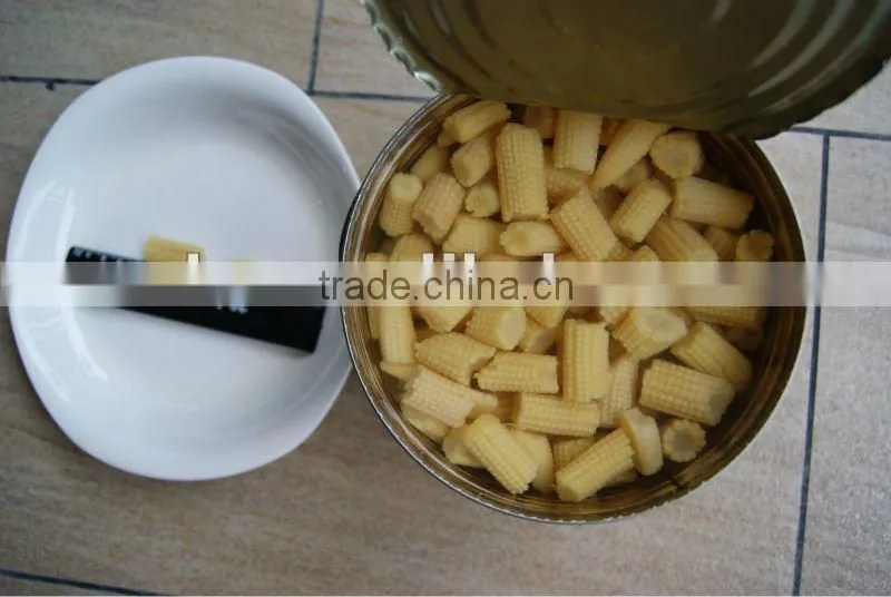 Canned Baby corn Cut In Brine