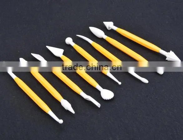 46 PCs Set Fondant Cake Cutter Ejector Stamp + Modeling + smoother + border decoration fondant marzipan Plunger Cutter SV009933