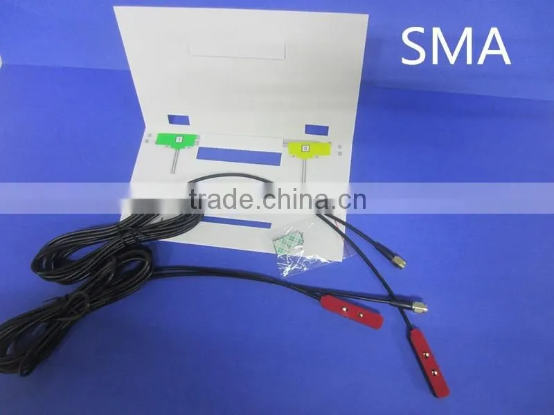 One segment full segment Digital car film antenna for TV receiver with SMA connector