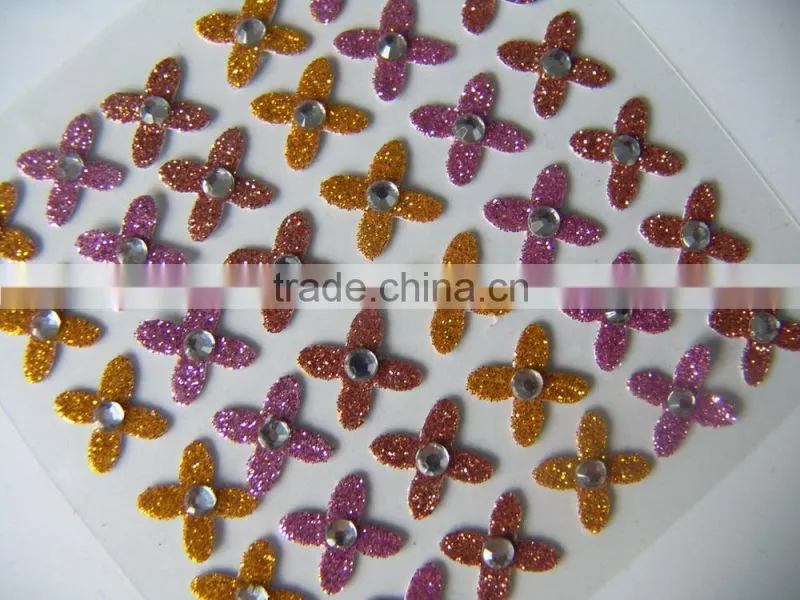 Alphabet letter glitter sticker/3D glitter sticker/custom pvc glitter sticker
