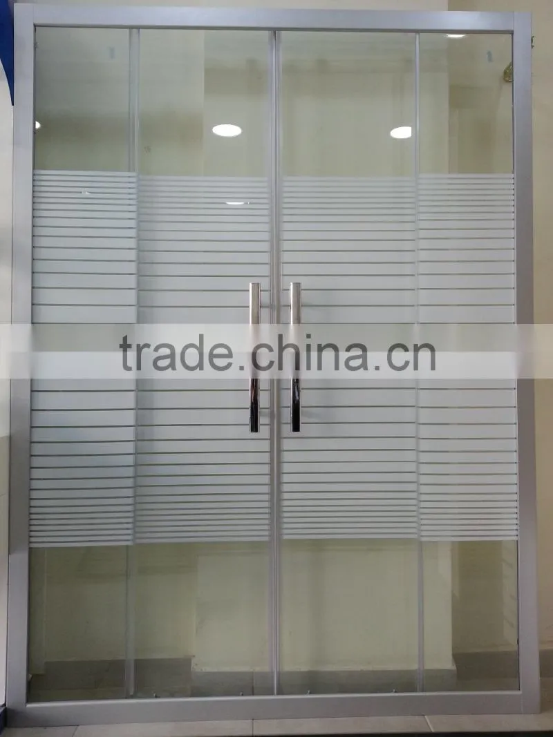 bathroom glass shower screen for Middle East market D707