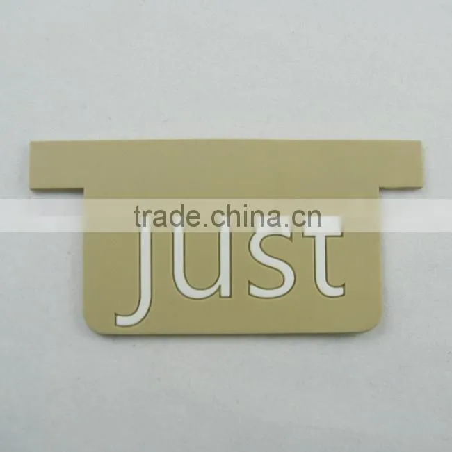 soft pvc rubber label