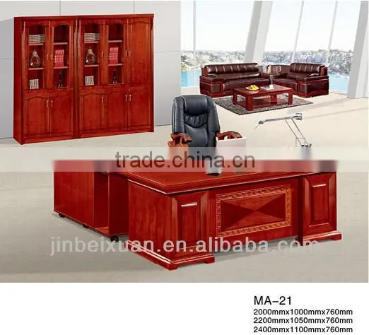 Executive office desk design wooden office desk BOSS desk MA-21