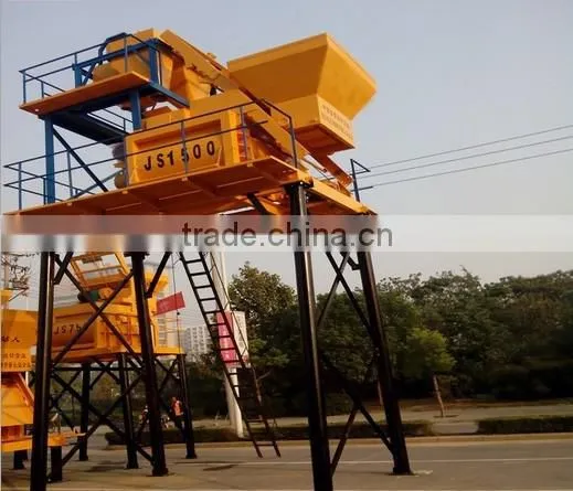 Twin shaft concrete mixer JS1500