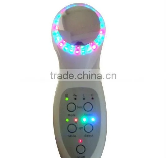 Color Photon Ultrasonic Skin Beauty Facial Lift BIO Treatment Device 7 Modes
