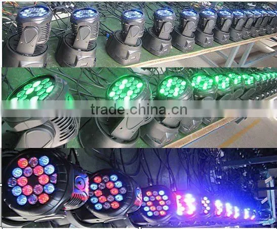 high power led rgb led wash moving head for wedding/party