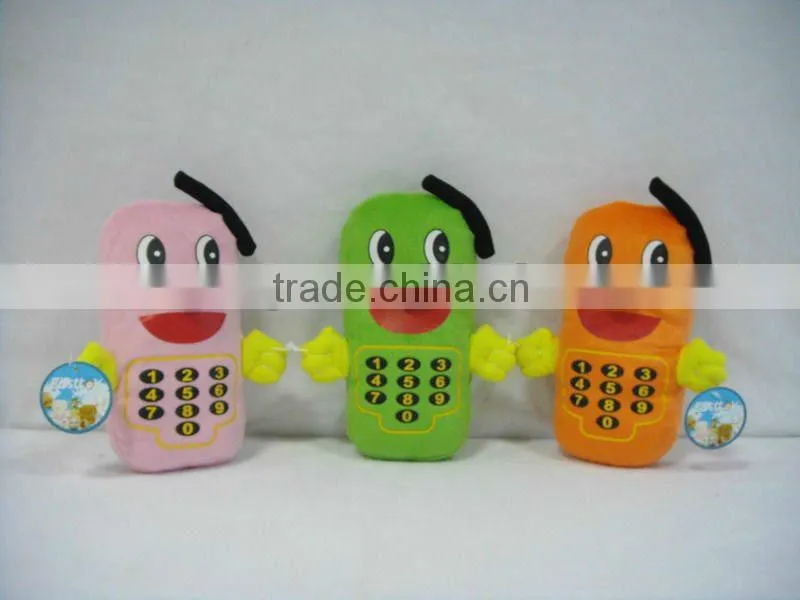 Two Sided Printing Logo Plush Velvet White Drawstring Pouch Bag for Mobile Phone
