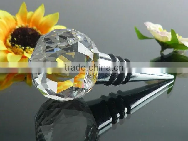 Hot sale crystal wine stoppers with high quality