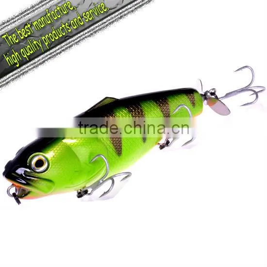 2012new high quality best selling hard fishing lure Twist Tall Popper 150mm 95g