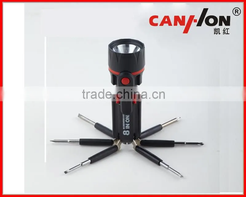 8 in 1 Multi Portable Screwdriver with power light