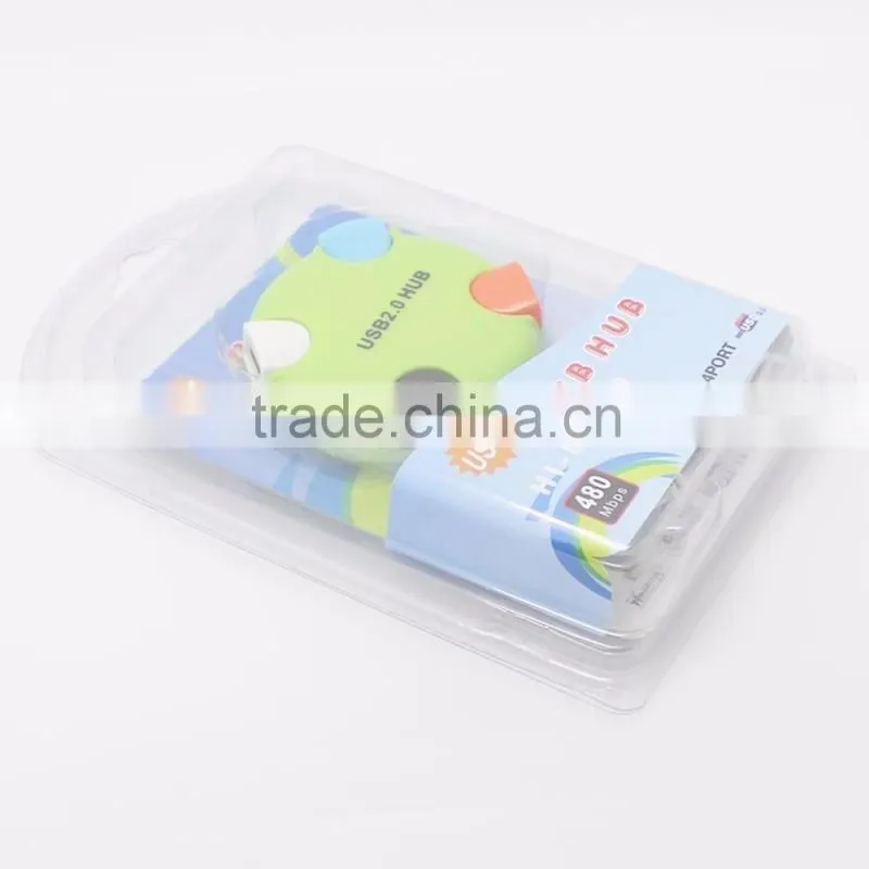 Funny cartoon T-shirt designed 4-port usb 2.0 hub for promotions/gift options