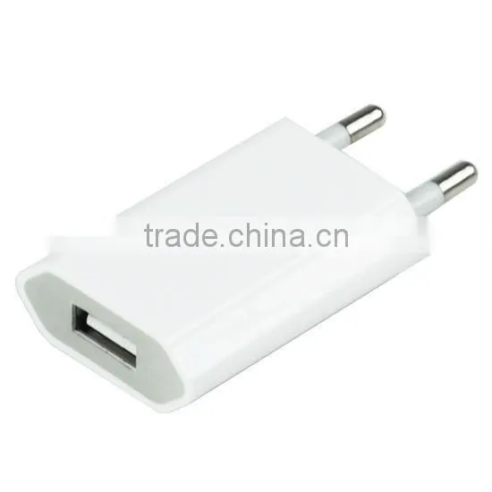 High quality single usb power charger 5v 1a ac wall charger usb for iphone