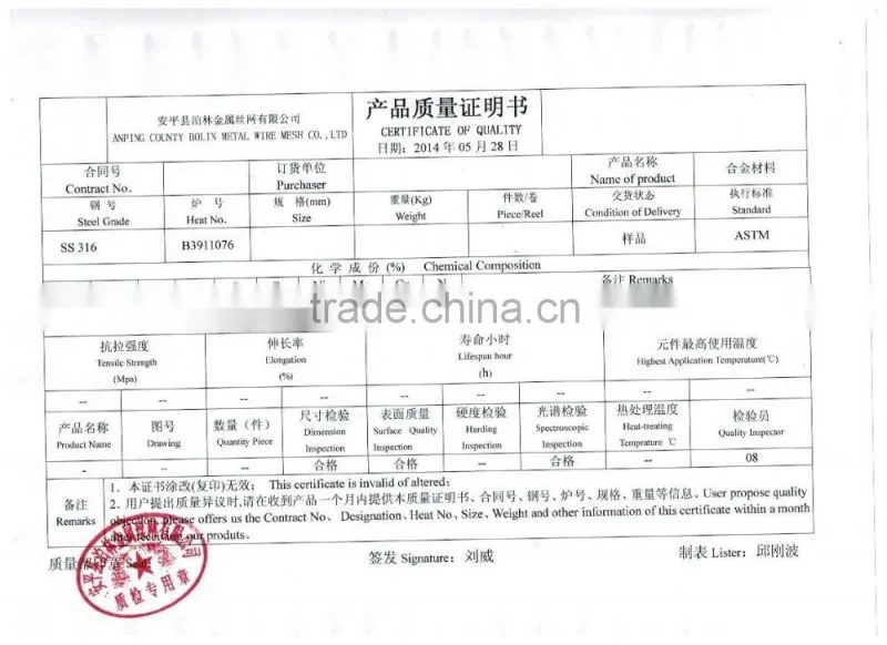 Golden supplier perforated stainless steel tubing / terp tubes / wire mesh sintering tube