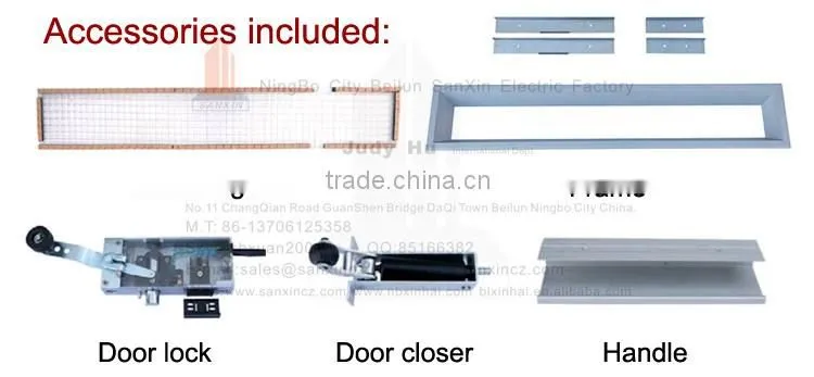 Elevator semi-automatic swing door made in china SX-2011-A