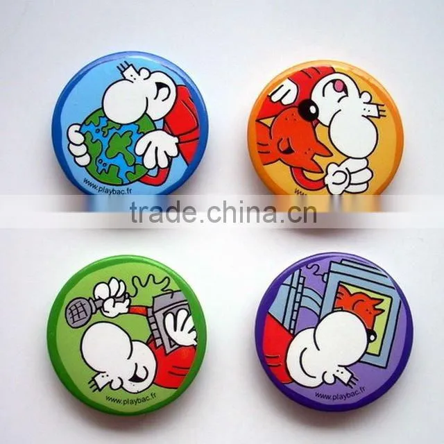 (plant/factory)Elliptic shape promotional gift pin badge