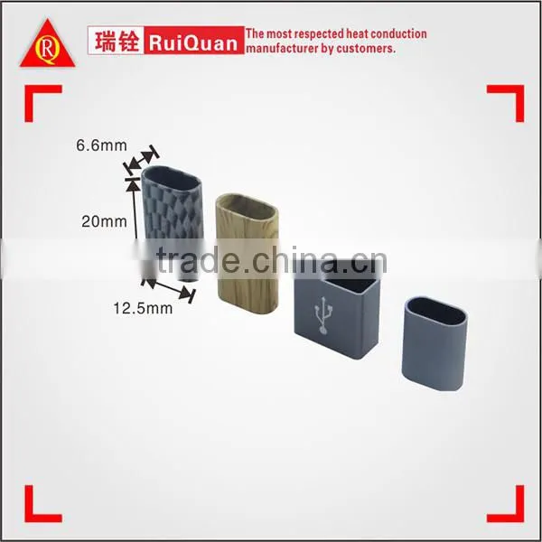 China supply aluminum metal stamping parts for USB interface