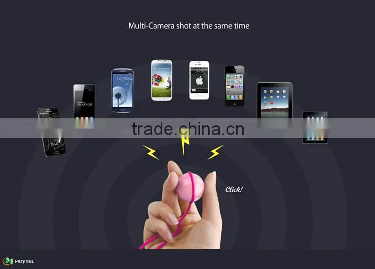 2014 hot!! ball desigh IOS & android Mini selfie with bluetooth shutter, wireless self timer