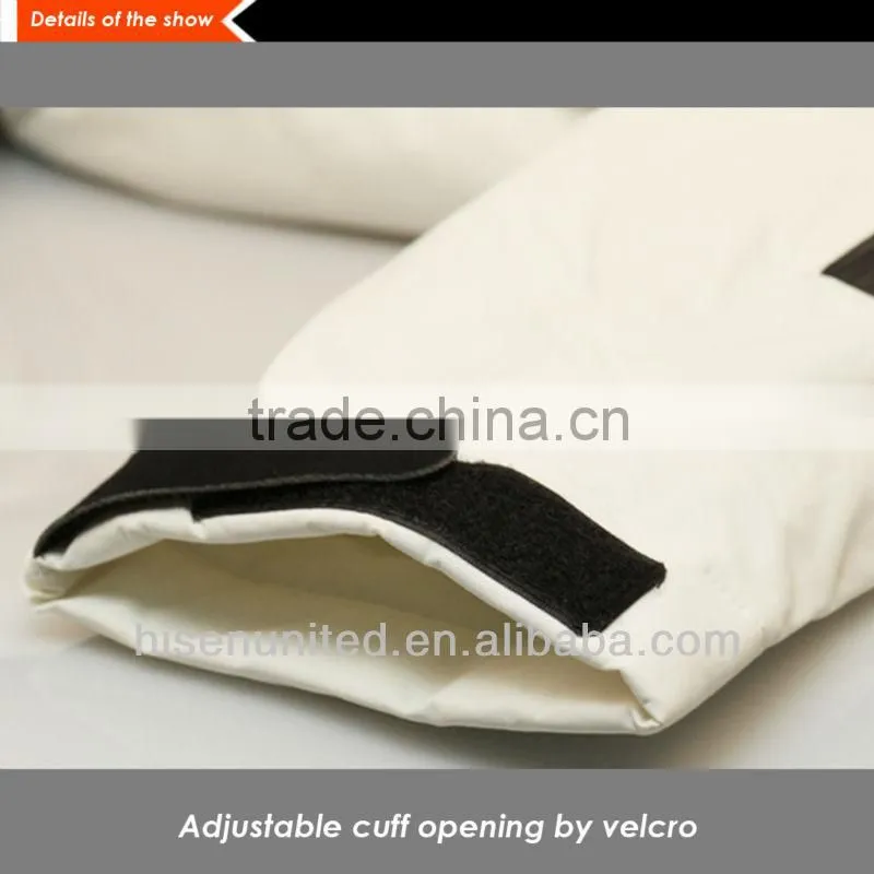 100% Nylon Taslon Outdoor Ladies Hoodie Ski / Snow Insulation Jacket