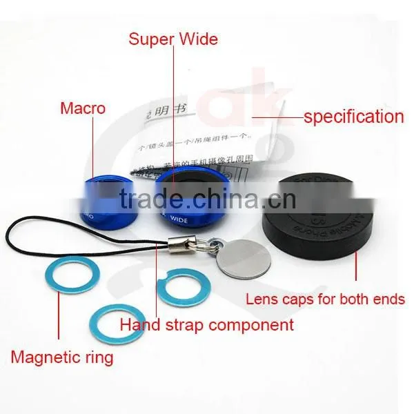 0.67xWide + Marco Lens for Iphone, Samsung, HTC, Nokia etc