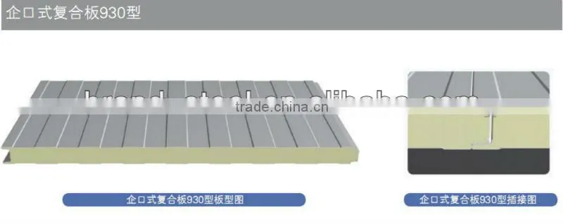 B.R.D Italy production line Wall panel, Roof panel, Cold room panel PU sandwich panel