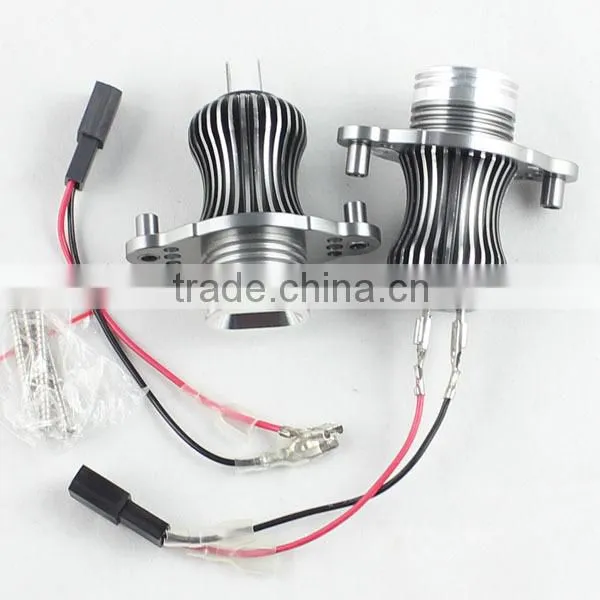 error free canbus 40w 4 leds smd 3528 e90 led angel eyes marker headlamp for bmw e90 e91 lci 2005-2008 halogen bulb