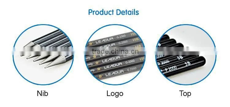 china all black graphite pencil hardness