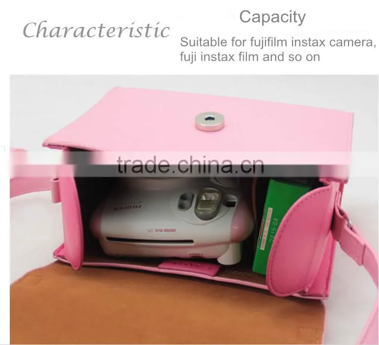 Camera case bag for Fujifilm with bowknot