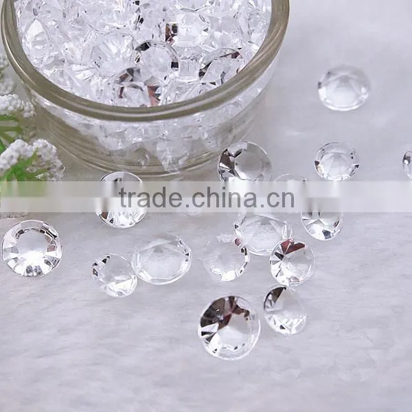 High Quality More Colors and Sizes Crystal Diamond Confetti / Acrylic Diamond Confetti