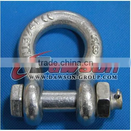 Drop-forged Bolt Type Anchor Shackle US Standard