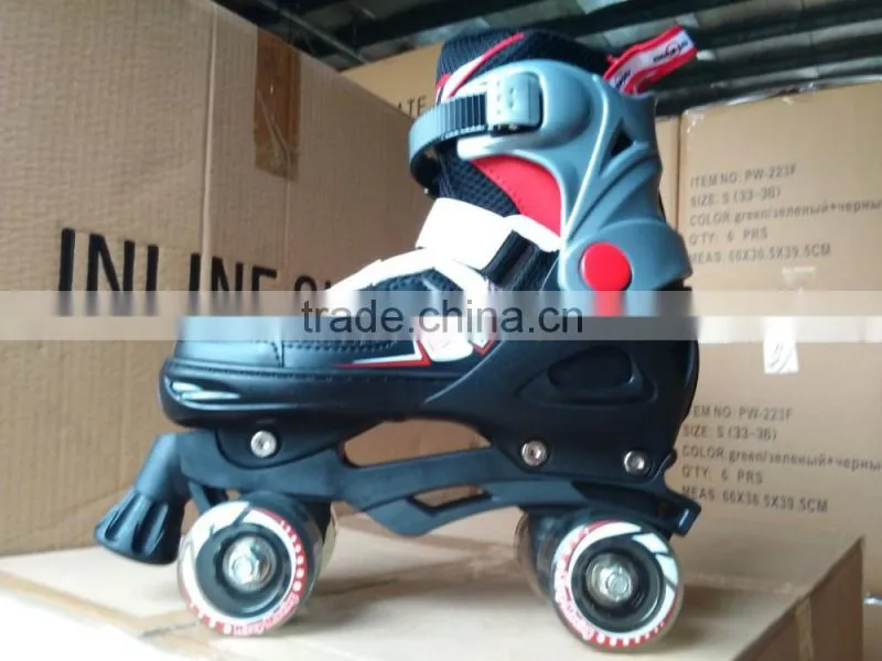 SENHAI/ACTION 2016 Professional Adjustable Roller Skates Plasstic Frame Roller Wheel Blade Skates 4 Wheels Skate Men Shoes