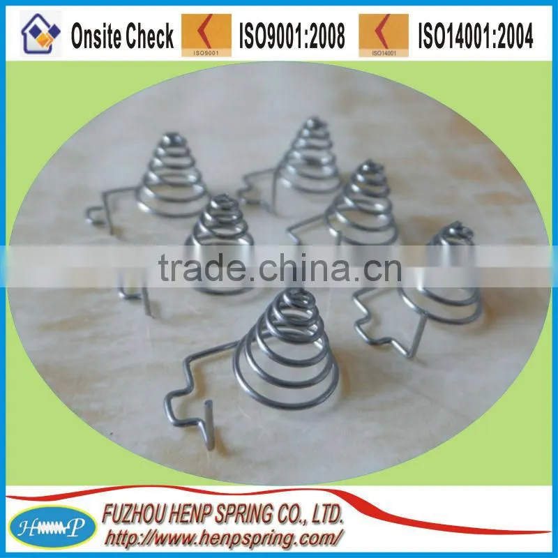 positive and negative battery spring contacts