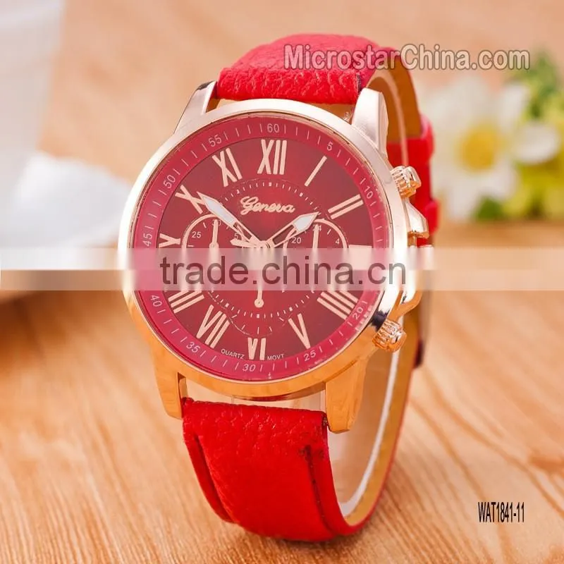 2016 wholesale fashion wrist wood color watch