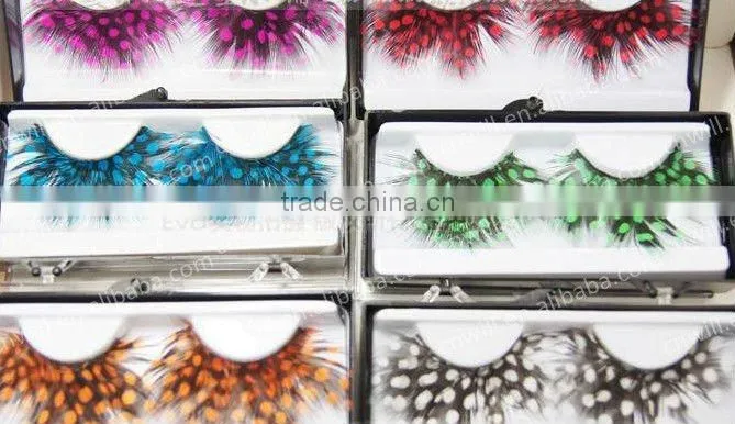 False Eyelashes Fashionable Fake eyelashes Colorful False Eyelashes Crazy False Eyelash