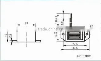 1.2V 3V 6V 9V 12V 24V Solar Mole Repeller deworming drive snakes mechanical vibration buzzer FBMMB2315 (FBELE)