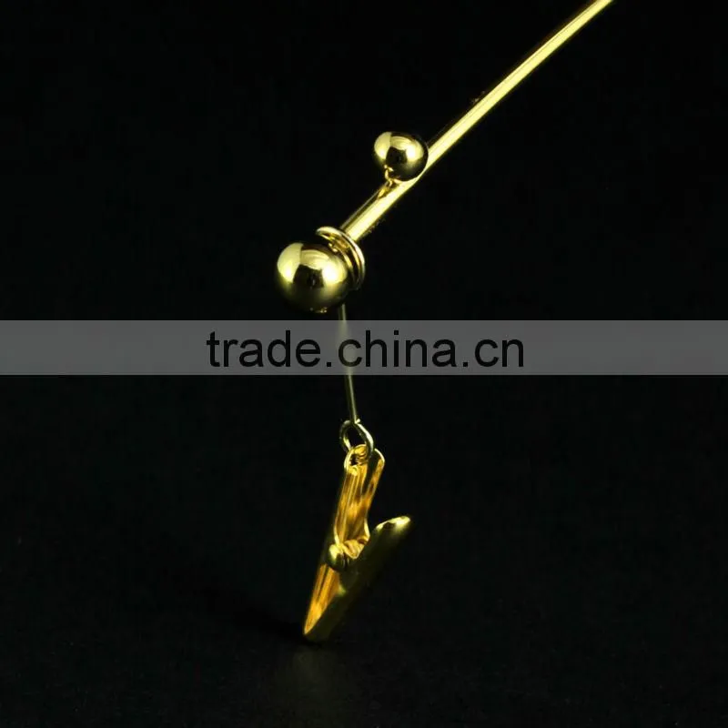 Japanese Metallic Lingerie Hanger with Clips for Luxury Sports Wear