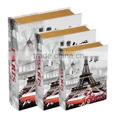 S/3 Vintage Style Decorative Wooden Packaging Box