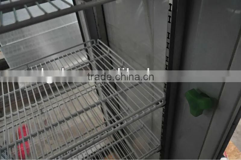 PU insulated glass door display freezer room for supermarket use