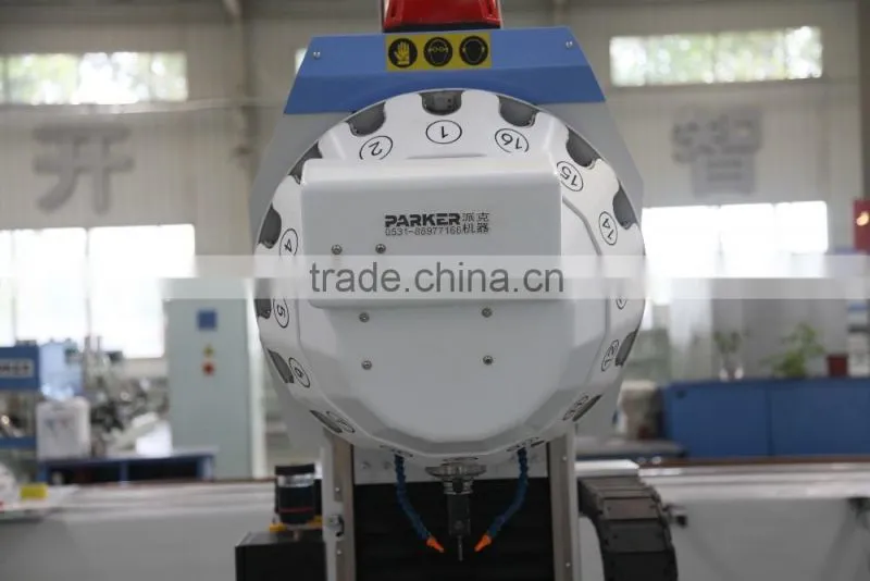 3 Axis CNC industrial aluminum window door curtain wall processing machining center