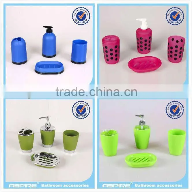 Straw and corn handsome appearance 7pcs bathroom set