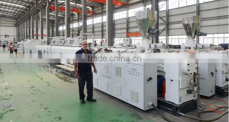 High output 800mm PVC pipe line
