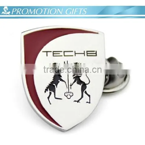 2015 high quality logo custom metal pin badge made in China