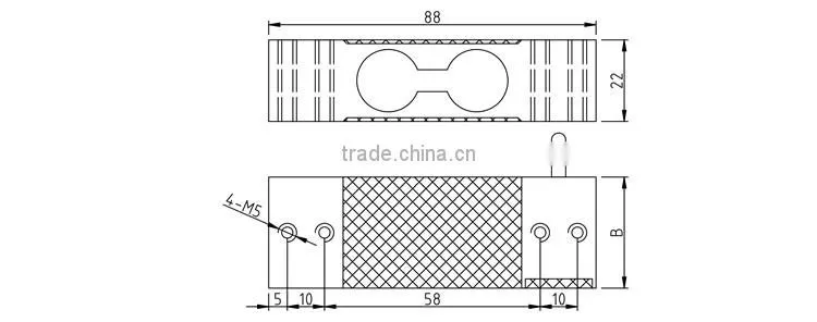 GPB130 40kg Platform Scales Load Cell Sensors